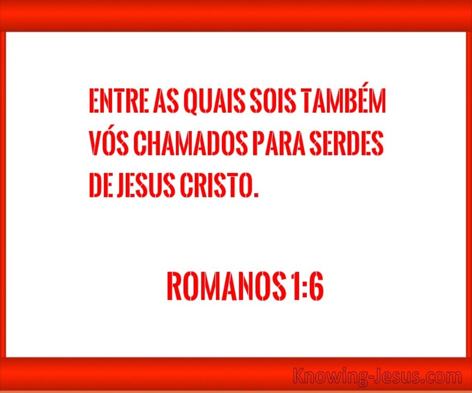 Romanos 1:6 (scarlet)